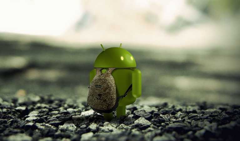android looking back