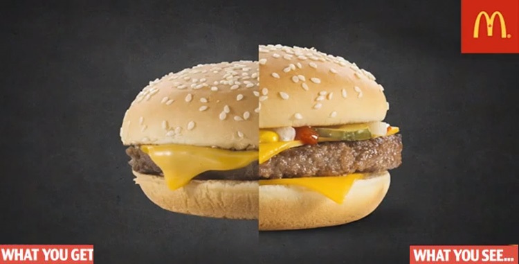 McDonalds Burger Ads Vs Reality