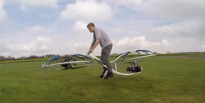 Homemade Hoverbike Colinfurze