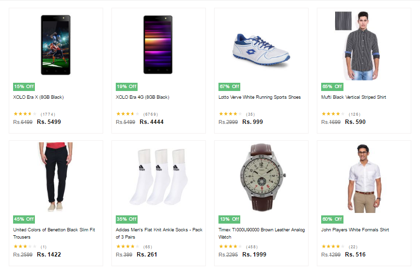 snapdeal top selling